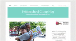 Desktop Screenshot of homeschoolgrouphug.com